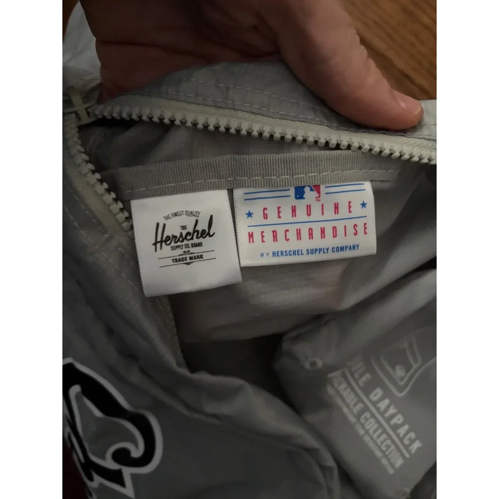 Herschel Supply Co Chicago White Sox MLB Packable‎ Daypack Backpack Grey Ripstop